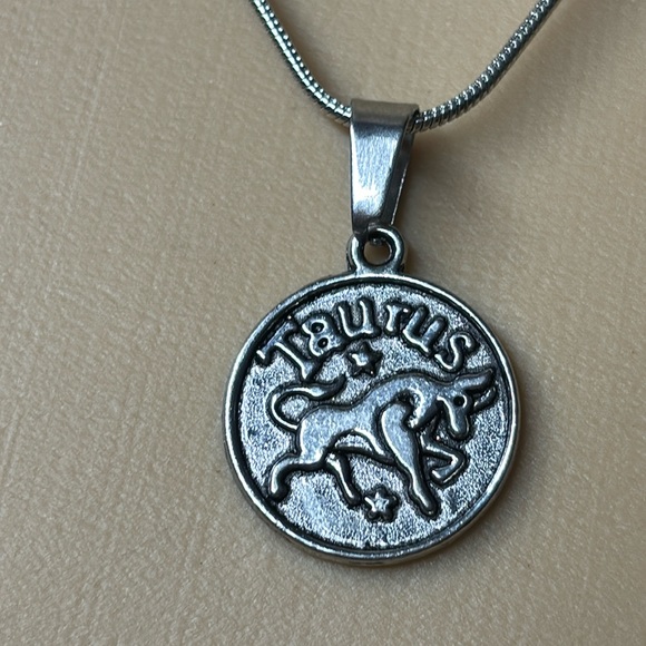 Sold Out-Taurus Zodiac Horoscope Astrology Sign Cosmic Necklace Birthday Month - Picture 3 of 9